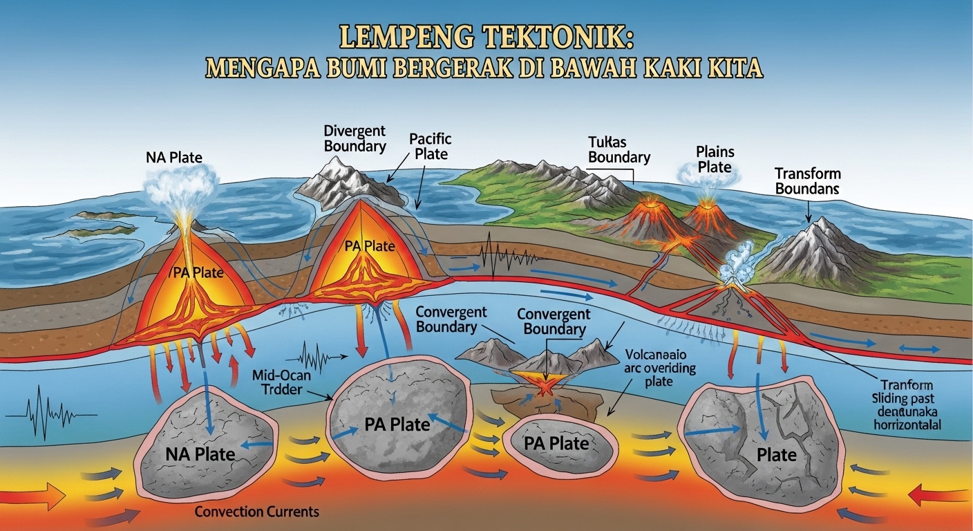 Lempeng Tektonik: Mengapa Bumi Bergerak di Bawah Kaki Kita